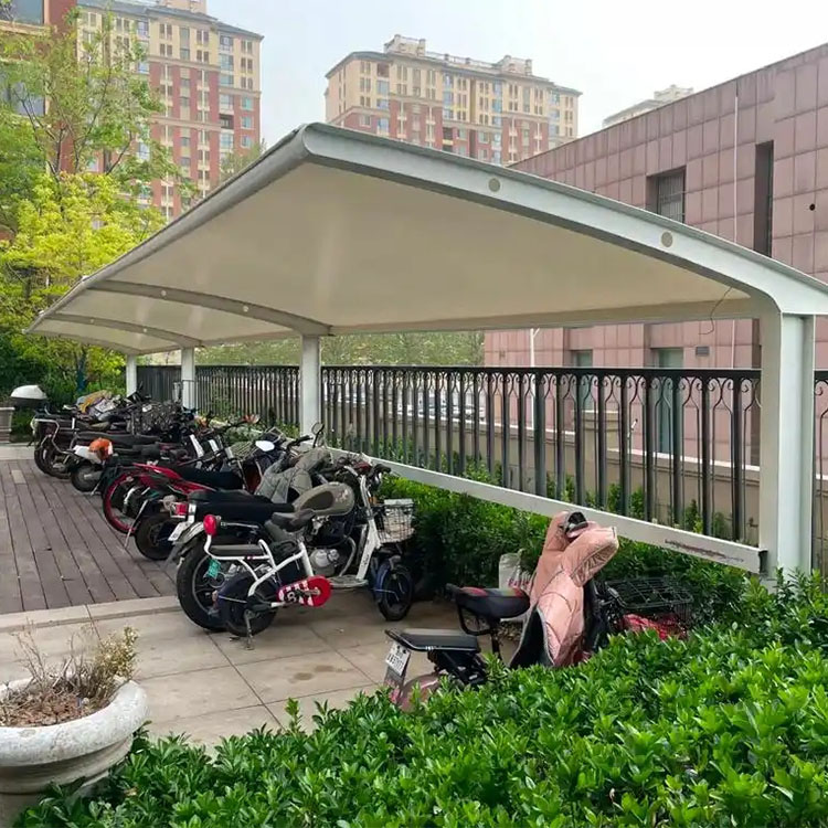 巴东县膜结构电动车棚